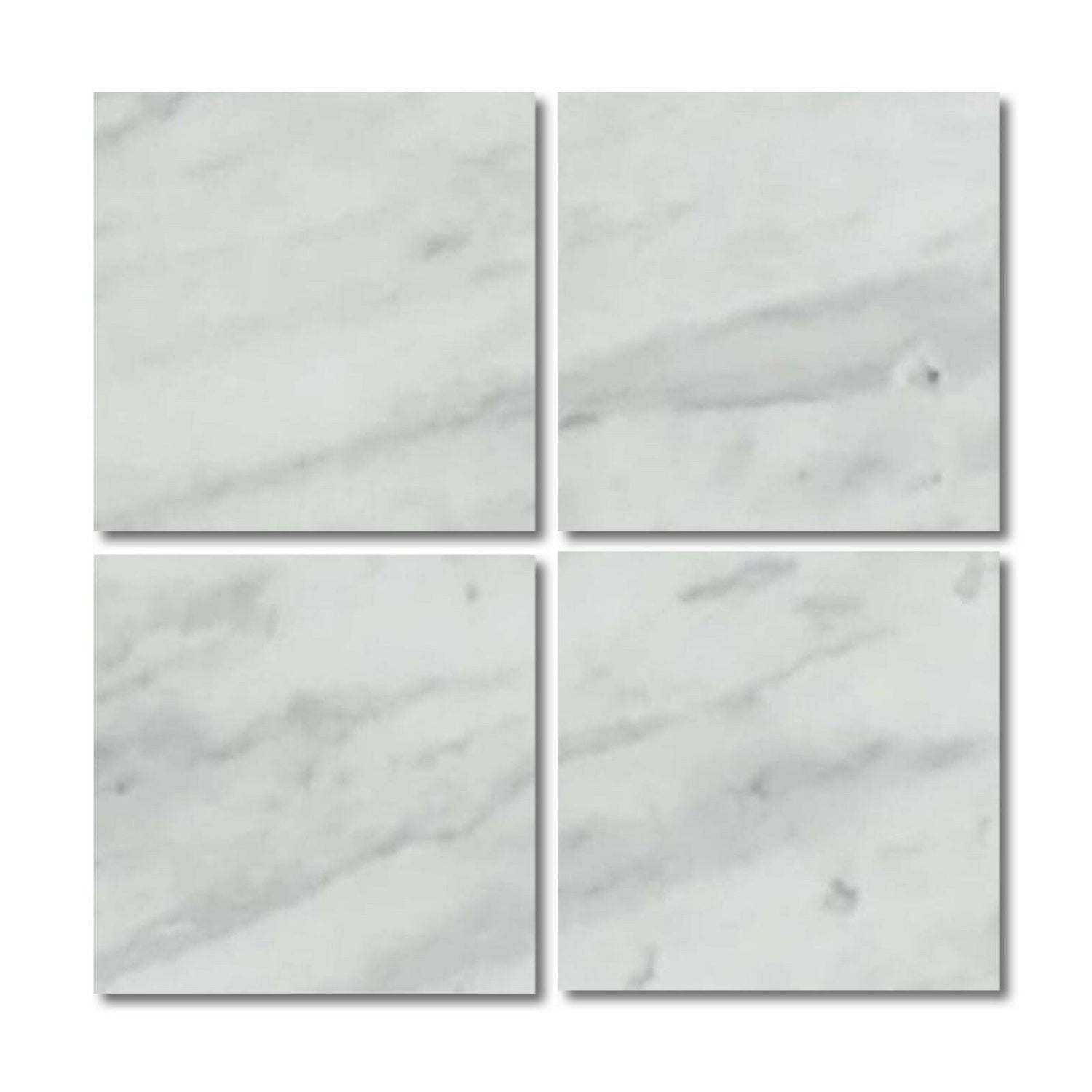 Special Cut | 6x6 Bianco Venatino Marble Polished Tile Special Cut | 6x6 Bianco Venatino Marble Polished Tile - American Tile Depot