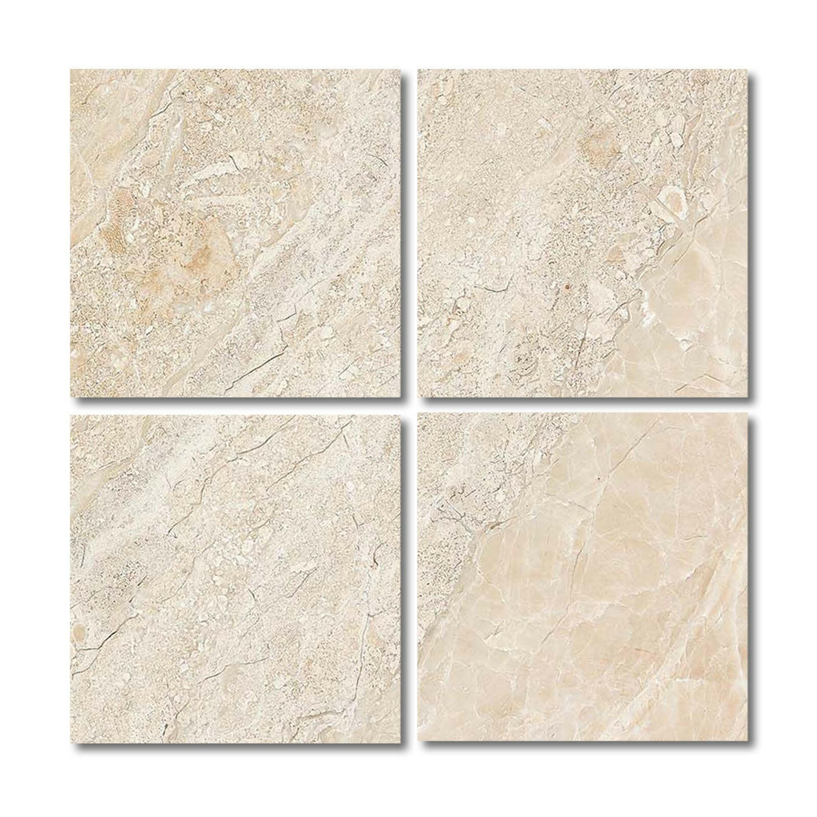 Special Cut | 6x6 Diano Royal (Queen Beige) Marble Polished Tile Special Cut | 6x6 Diano Royal (Queen Beige) Marble Polished Tile - American Tile Depot