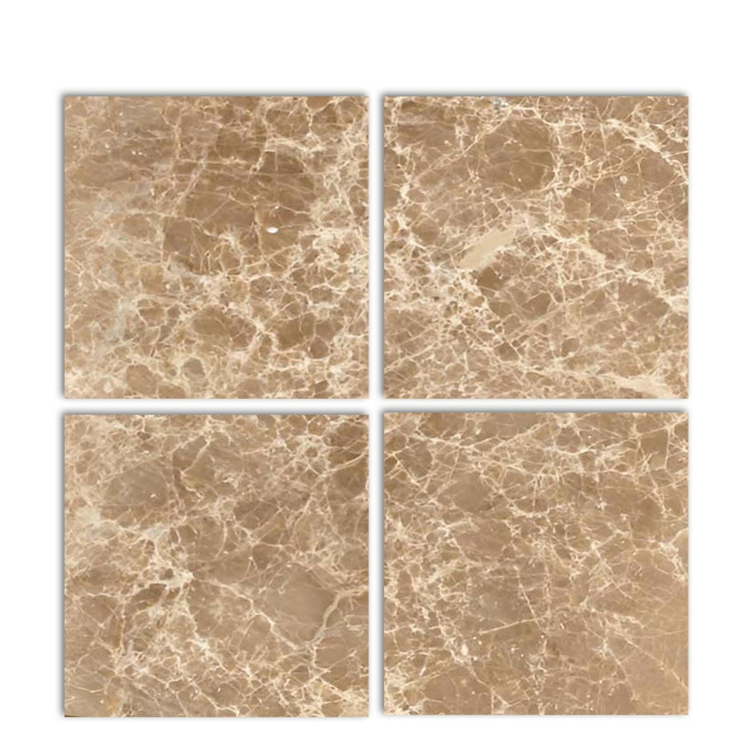 Special Cut | 6x6 Emperador Light Marble Polished Tile Special Cut | 6x6 Emperador Light Marble Polished Tile - American Tile Depot