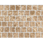 Special Cut | 6x6 Emperador Light Marble Polished Tile Special Cut | 6x6 Emperador Light Marble Polished Tile - American Tile Depot