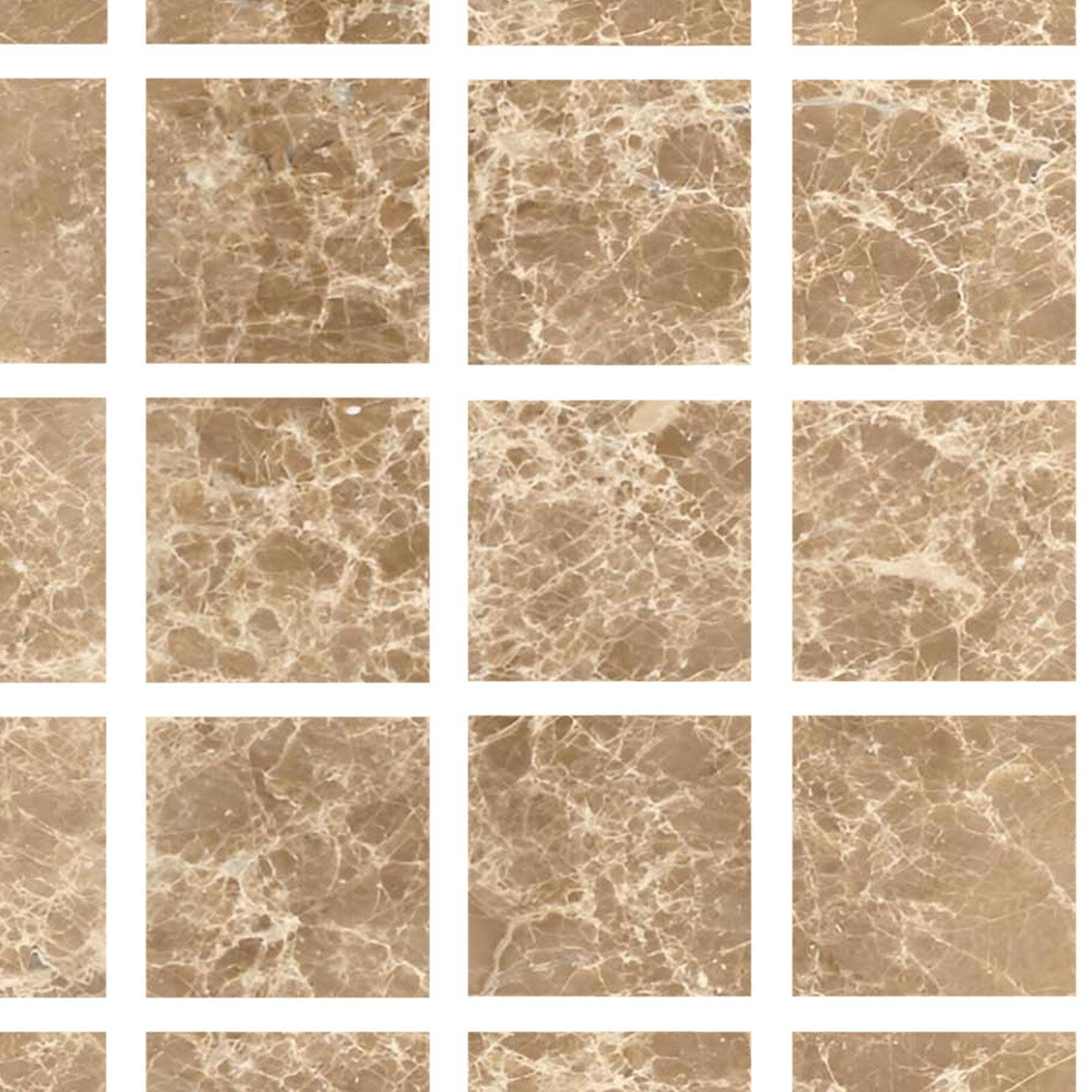 Special Cut | 6x6 Emperador Light Marble Polished Tile Special Cut | 6x6 Emperador Light Marble Polished Tile - American Tile Depot