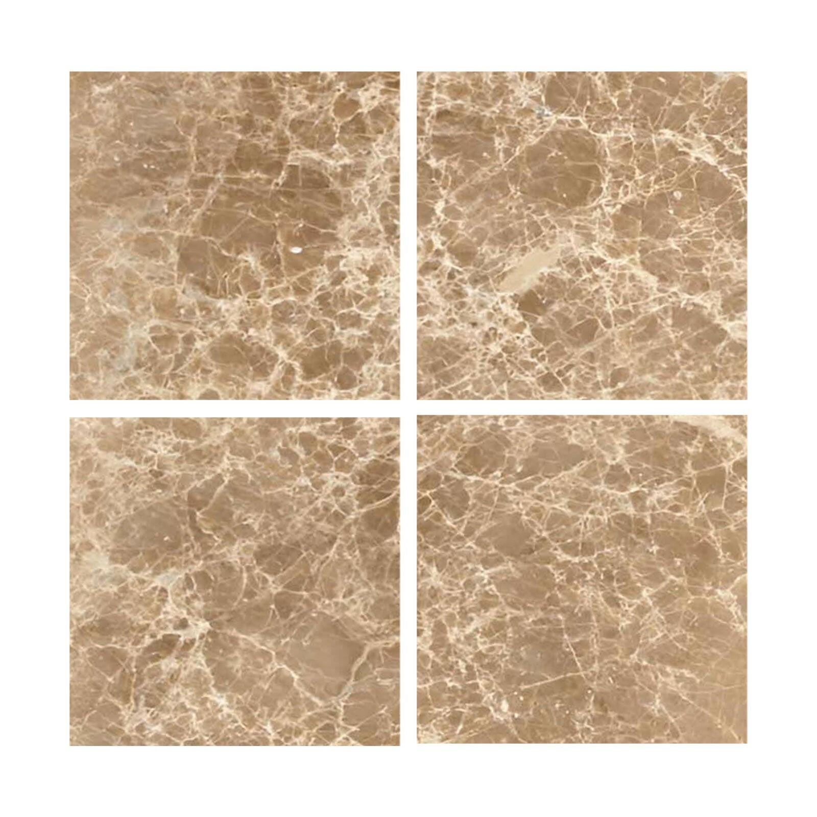 Special Cut | 6x6 Emperador Light Marble Polished Tile Special Cut | 6x6 Emperador Light Marble Polished Tile - American Tile Depot