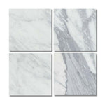 Special Cut | 6x6 Italian Statuary White Marble Polished Tile Special Cut | 6x6 Italian Statuary White Marble Polished Tile - American Tile Depot