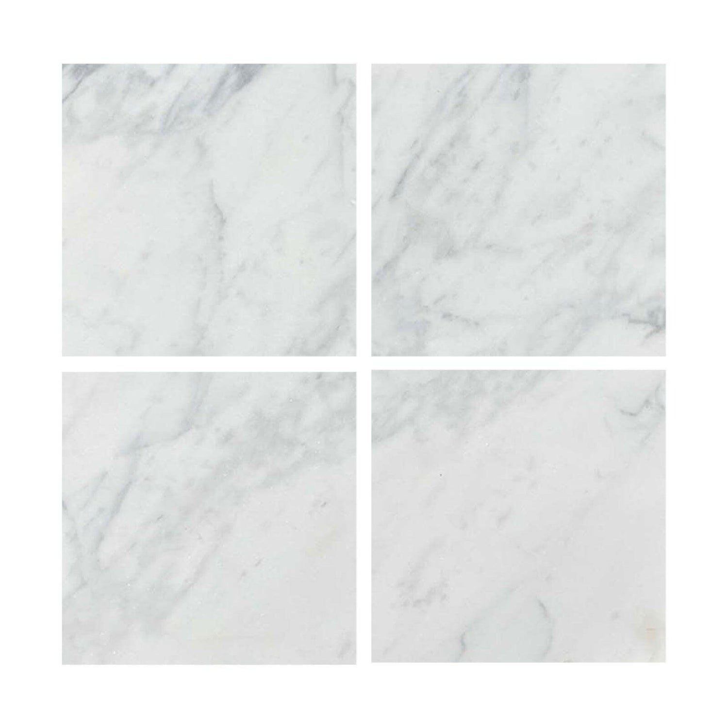 Special Cut | 6x6 Italian Statuary White Marble Polished Tile Special Cut | 6x6 Italian Statuary White Marble Polished Tile - American Tile Depot