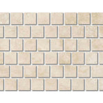 Special Cut | 6x6 Ivory Travertine Filled & Polished Tile Special Cut | 6x6 Ivory Travertine Filled & Polished Tile - American Tile Depot