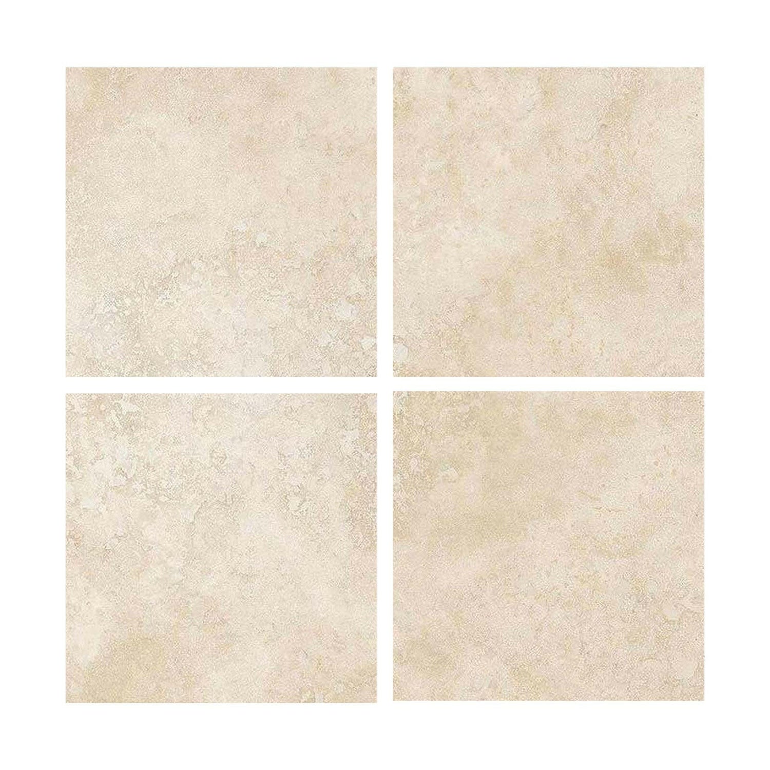 Special Cut | 6x6 Ivory Travertine Filled & Polished Tile Special Cut | 6x6 Ivory Travertine Filled & Polished Tile - American Tile Depot