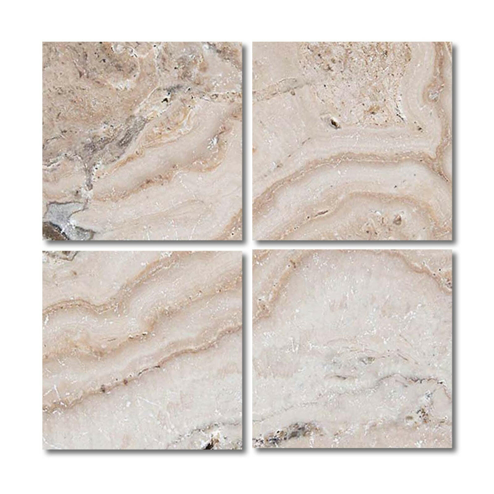 Special Cut | 6x6 Malibu Travertine Filled & Honed Tile Special Cut | 6x6 Malibu Travertine Filled & Honed Tile - American Tile Depot