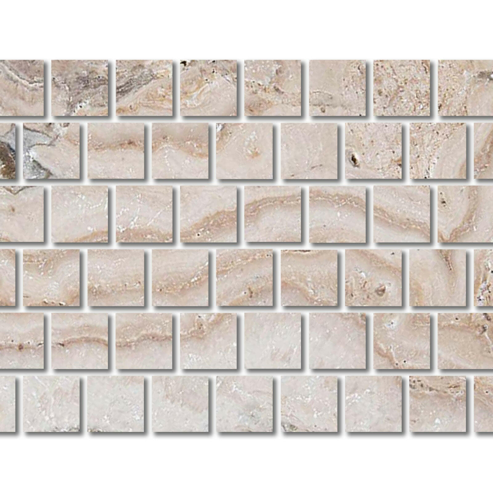 Special Cut | 6x6 Malibu Travertine Filled & Honed Tile Special Cut | 6x6 Malibu Travertine Filled & Honed Tile - American Tile Depot