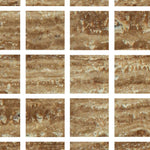 Special Cut | 6x6 Noce Exotic Travertine (Vein-Cut) Filled & Honed Tile Special Cut | 6x6 Noce Exotic Travertine (Vein-Cut) Filled & Honed Tile - American Tile Depot