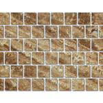 Special Cut | 6x6 Noce Exotic Travertine (Vein-Cut) Filled & Honed Tile Special Cut | 6x6 Noce Exotic Travertine (Vein-Cut) Filled & Honed Tile - American Tile Depot