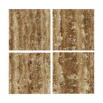 Special Cut | 6x6 Noce Exotic Travertine (Vein-Cut) Filled & Honed Tile Special Cut | 6x6 Noce Exotic Travertine (Vein-Cut) Filled & Honed Tile - American Tile Depot