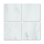Special Cut | 6x6 Oriental White / Asian Statuary Marble Honed Tile Special Cut | 6x6 Oriental White / Asian Statuary Marble Honed Tile - American Tile Depot