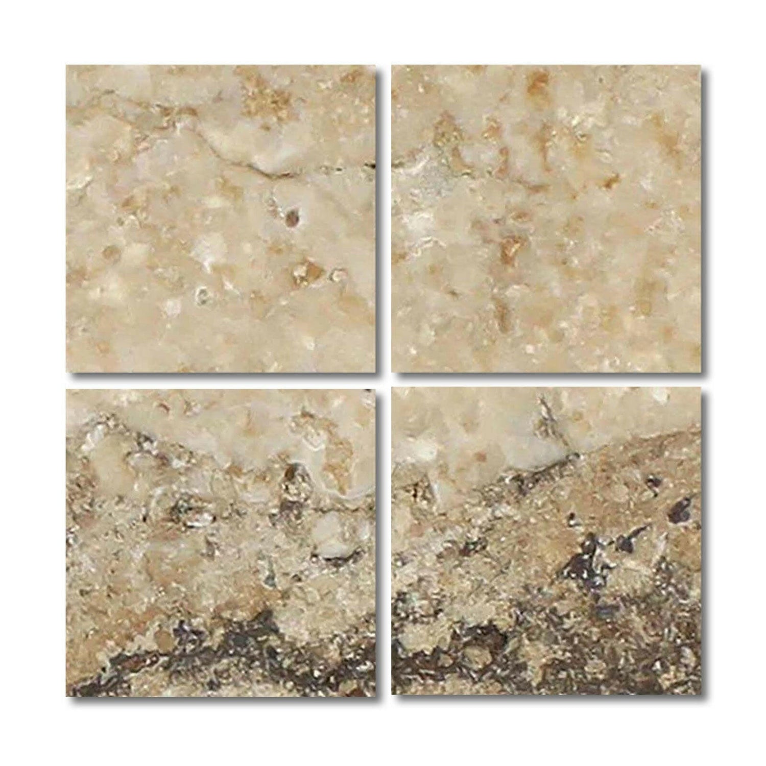 Special Cut | 6x6 Philadelphia Travertine Filled & Honed Tile Special Cut | 6x6 Philadelphia Travertine Filled & Honed Tile - American Tile Depot