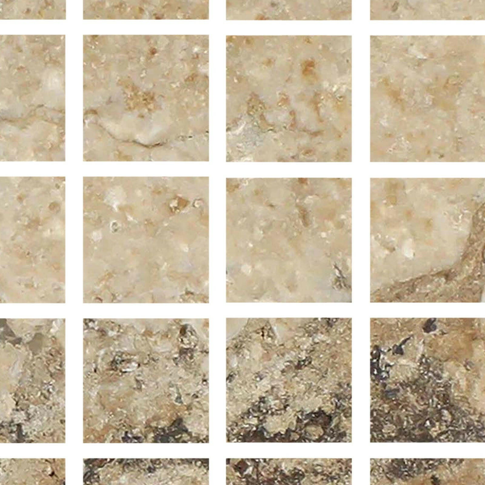 Special Cut | 6x6 Philadelphia Travertine Filled & Honed Tile Special Cut | 6x6 Philadelphia Travertine Filled & Honed Tile - American Tile Depot