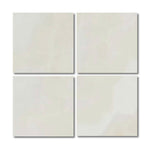 Special Cut | 6x6 Premium White Onyx CROSS-CUT Polished Tile Special Cut | 6x6 Premium White Onyx CROSS-CUT Polished Tile - American Tile Depot