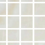 Special Cut | 6x6 Premium White Onyx CROSS-CUT Polished Tile Special Cut | 6x6 Premium White Onyx CROSS-CUT Polished Tile - American Tile Depot