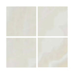 Special Cut | 6x6 Premium White Onyx CROSS-CUT Polished Tile Special Cut | 6x6 Premium White Onyx CROSS-CUT Polished Tile - American Tile Depot