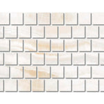 Special Cut | 6x6 Premium White Onyx VEIN-CUT Polished Tile Special Cut | 6x6 Premium White Onyx VEIN-CUT Polished Tile - American Tile Depot