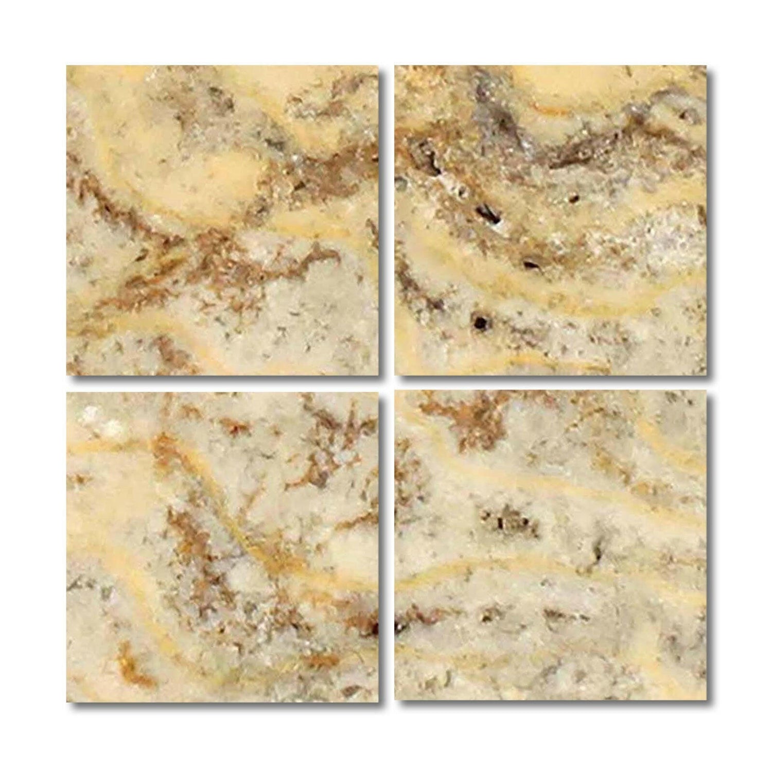 Special Cut | 6x6 Scabos Travertine Filled & Honed Tile Special Cut | 6x6 Scabos Travertine Filled & Honed Tile - American Tile Depot
