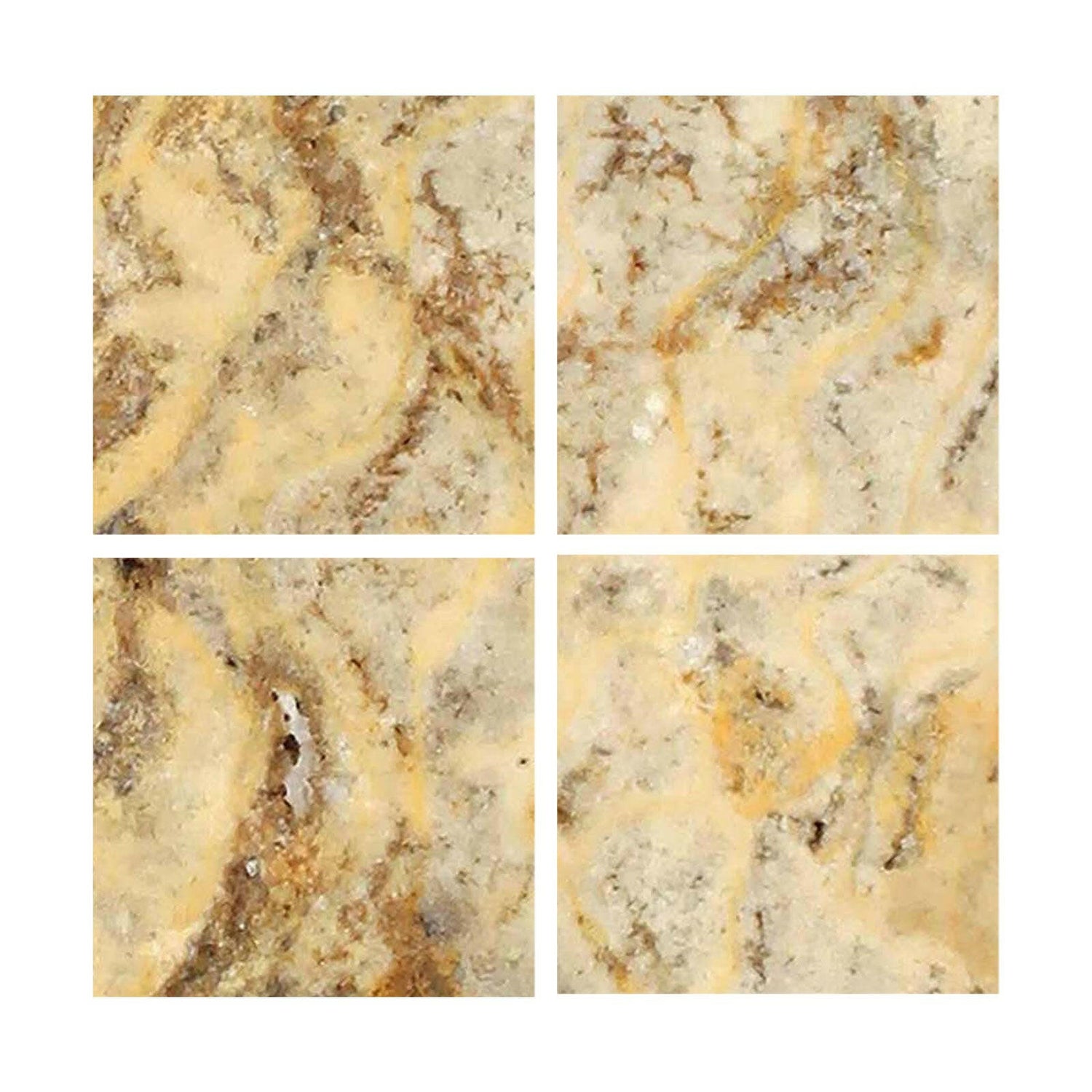Special Cut | 6x6 Scabos Travertine Filled & Honed Tile Special Cut | 6x6 Scabos Travertine Filled & Honed Tile - American Tile Depot