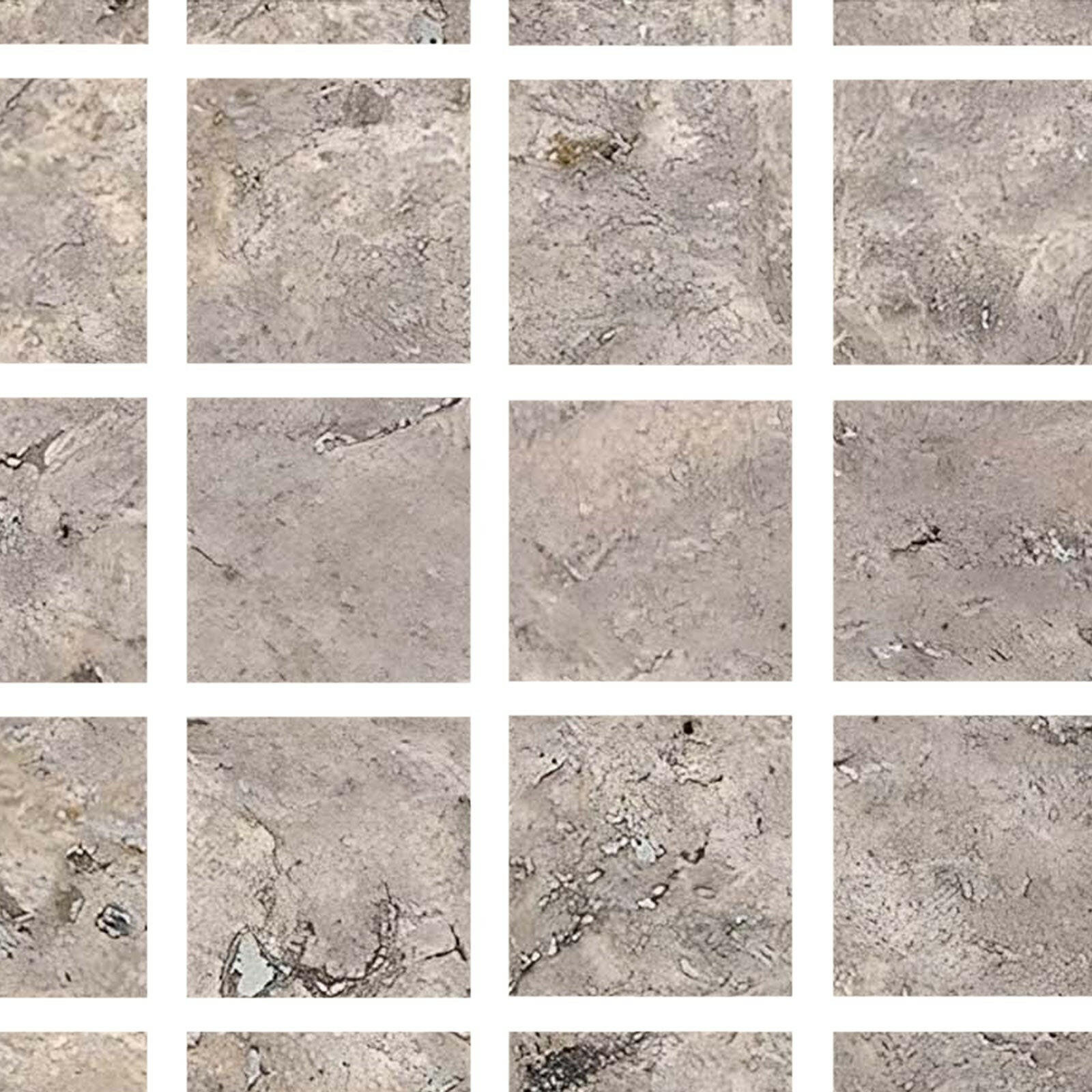Special Cut | 6x6 Silver Travertine Filled & Honed Tile Special Cut | 6x6 Silver Travertine Filled & Honed Tile - American Tile Depot