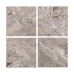 Special Cut | 6x6 Silver Travertine Filled & Honed Tile Special Cut | 6x6 Silver Travertine Filled & Honed Tile - American Tile Depot