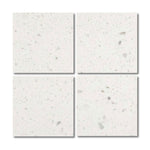 Special Cut | 6x6 Terrazzo Silver Marble Polished Tile Special Cut | 6x6 Terrazzo Silver Marble Polished Tile - American Tile Depot