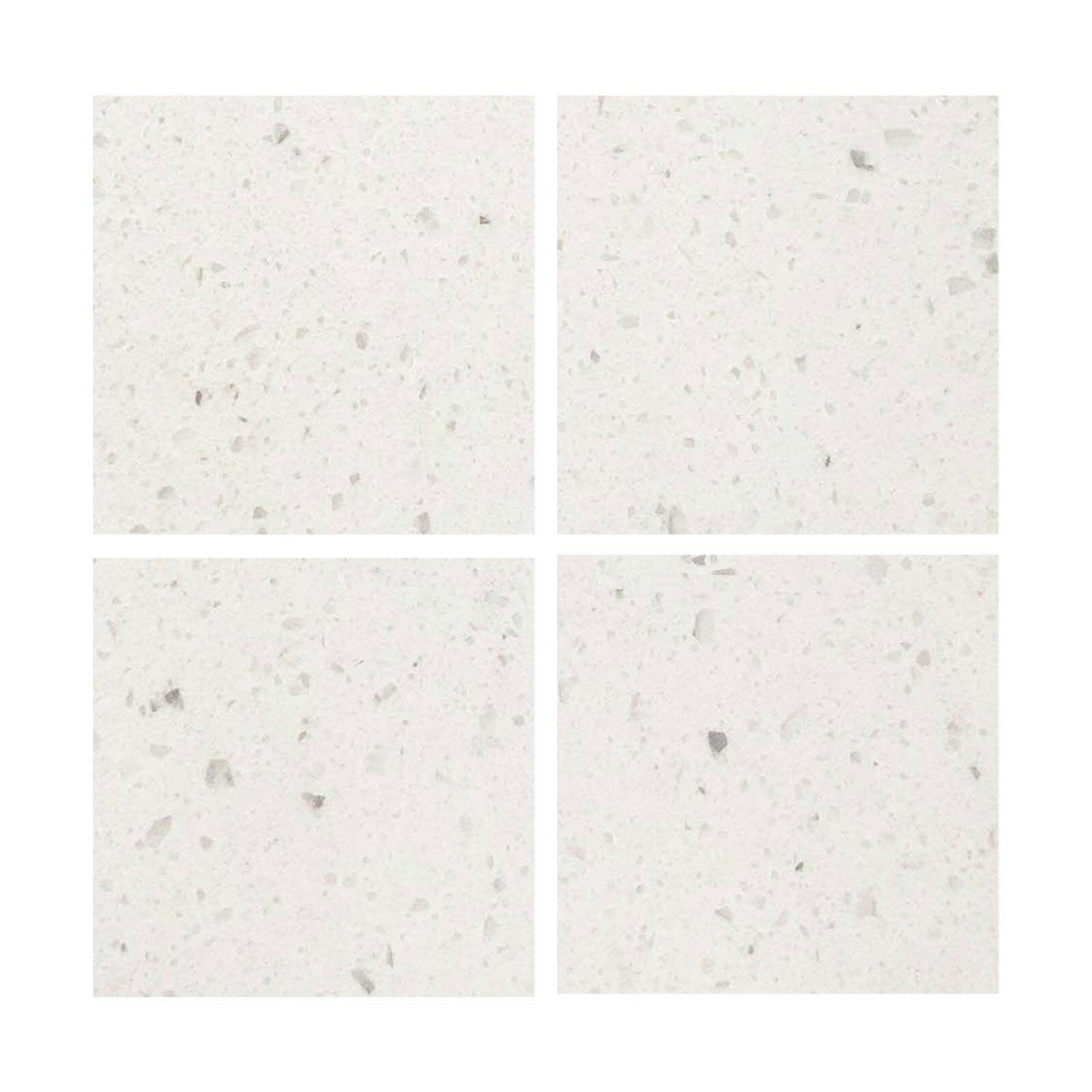 Special Cut | 6x6 Terrazzo Silver Marble Polished Tile Special Cut | 6x6 Terrazzo Silver Marble Polished Tile - American Tile Depot