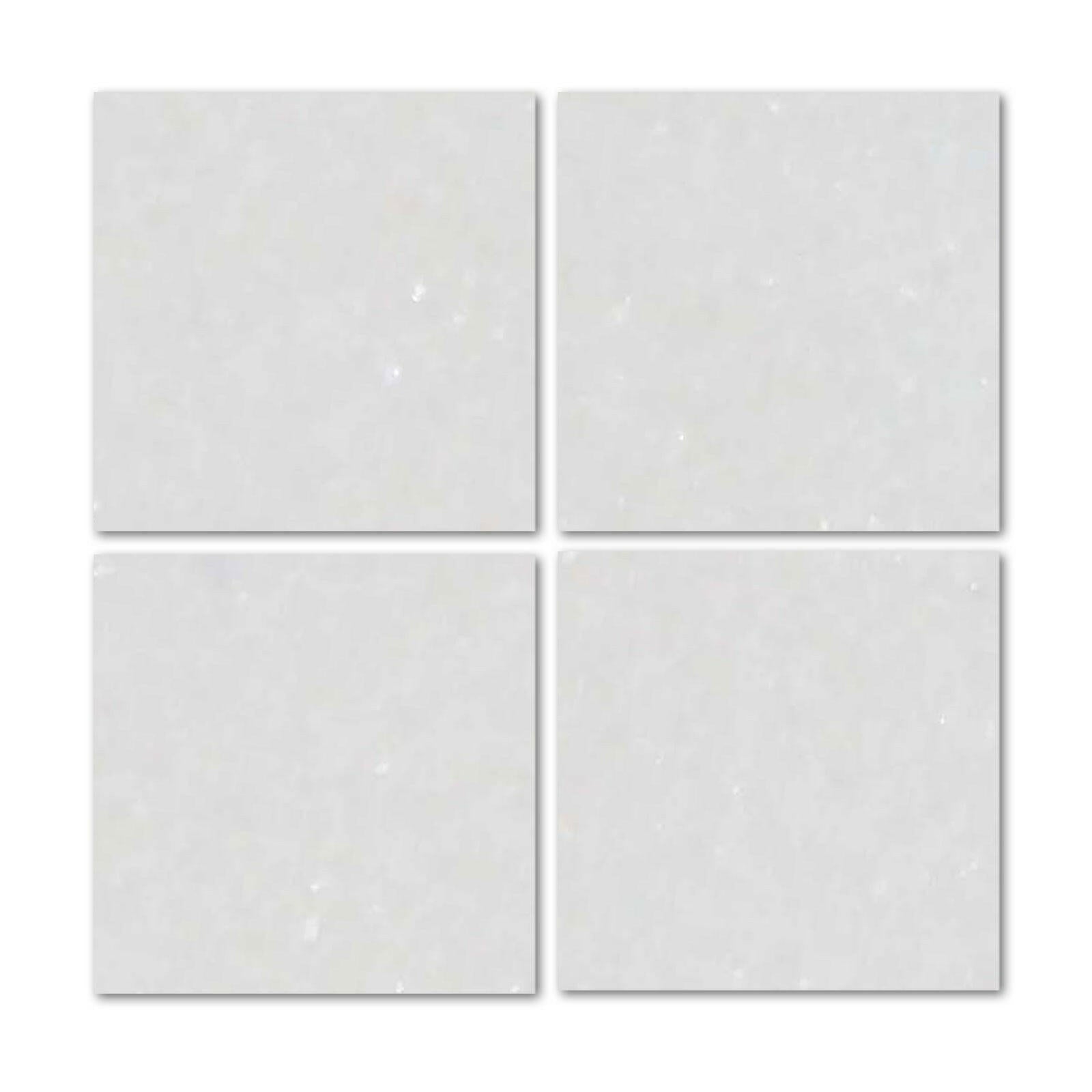 Special Cut | 6x6 Thassos White Marble Honed Tile Special Cut | 6x6 Thassos White Marble Honed Tile - American Tile Depot