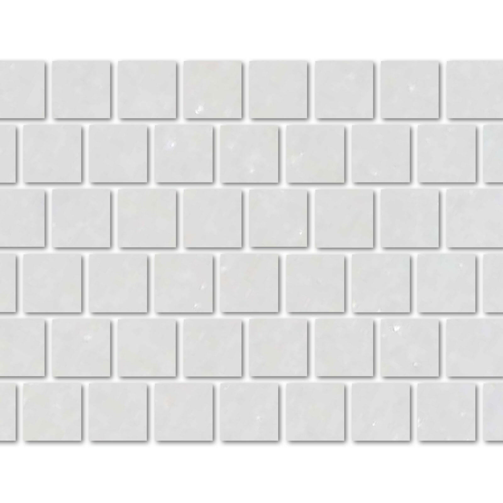 Special Cut | 6x6 Thassos White Marble Honed Tile Special Cut | 6x6 Thassos White Marble Honed Tile - American Tile Depot