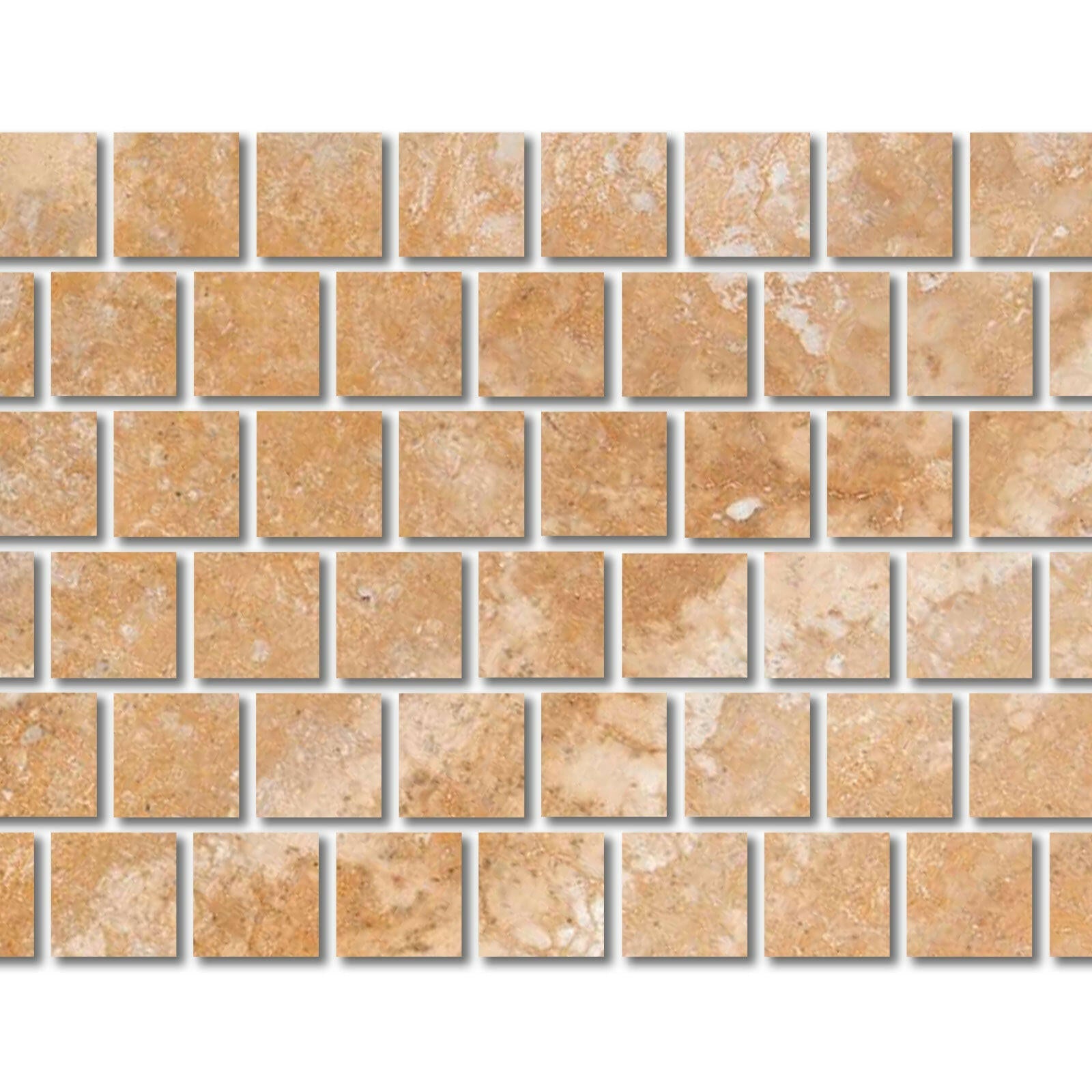 Special Cut | 6x6 Valencia Travertine Filled & Honed Tile Special Cut | 6x6 Valencia Travertine Filled & Honed Tile - American Tile Depot