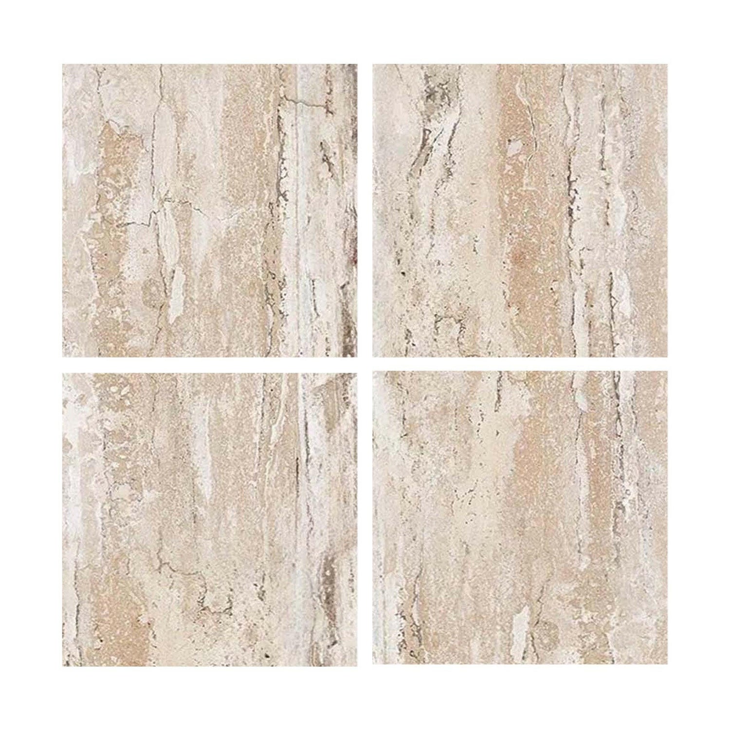 Special Cut | 6x6 Valerenga Travertine Filled & Honed Tile Special Cut | 6x6 Valerenga Travertine Filled & Honed Tile - American Tile Depot