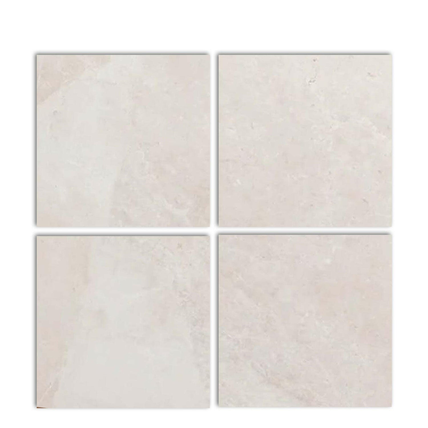 Special Cut | 6x6 White Pearl / Botticino Marble Polished Tile Special Cut | 6x6 White Pearl / Botticino Marble Polished Tile - American Tile Depot