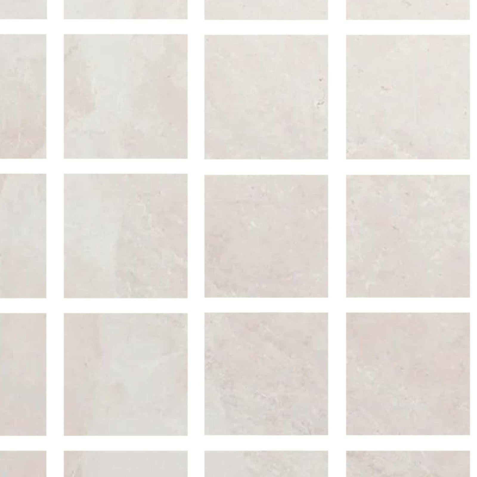 Special Cut | 6x6 White Pearl / Botticino Marble Polished Tile Special Cut | 6x6 White Pearl / Botticino Marble Polished Tile - American Tile Depot