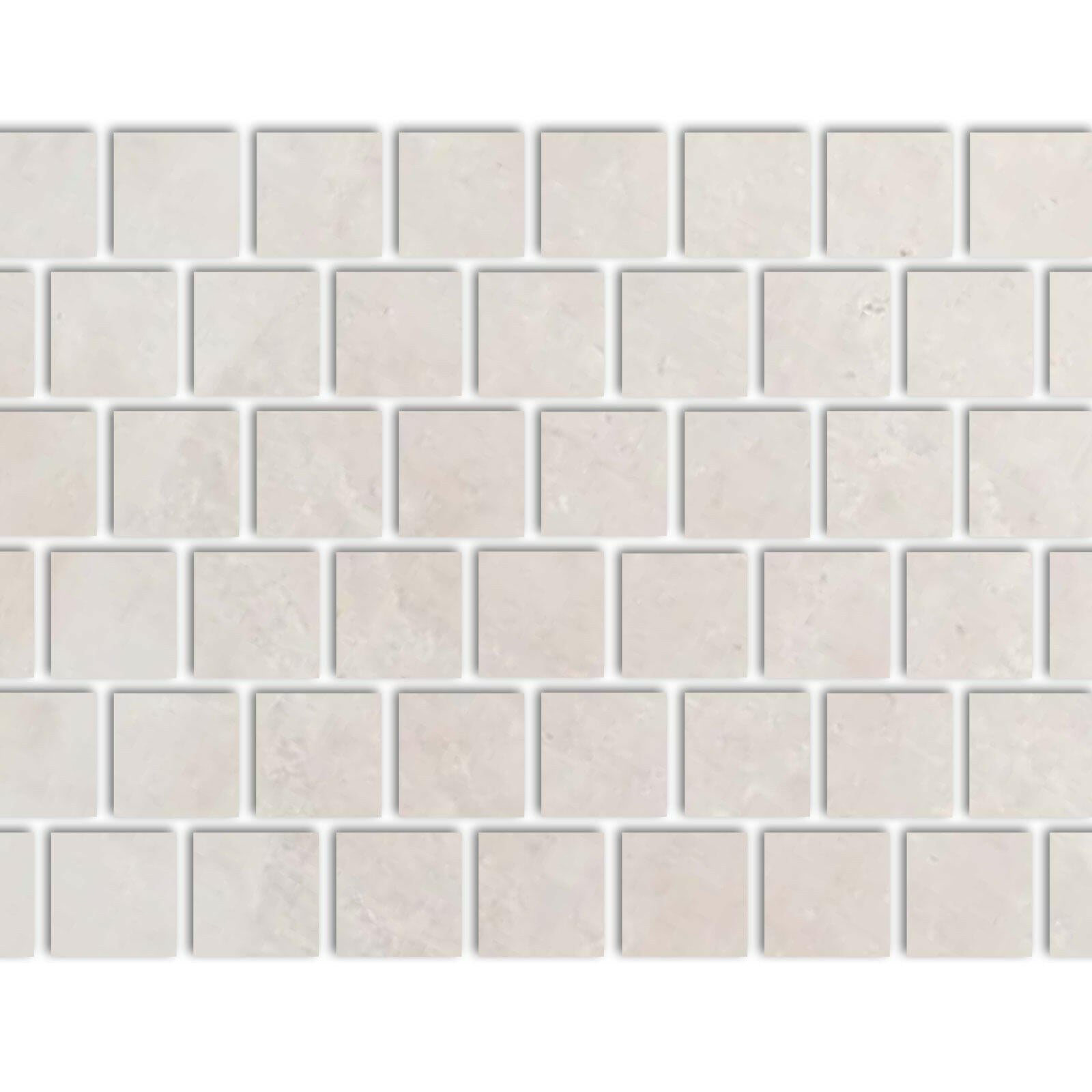 Special Cut | 6x6 White Pearl / Botticino Marble Polished Tile Special Cut | 6x6 White Pearl / Botticino Marble Polished Tile - American Tile Depot