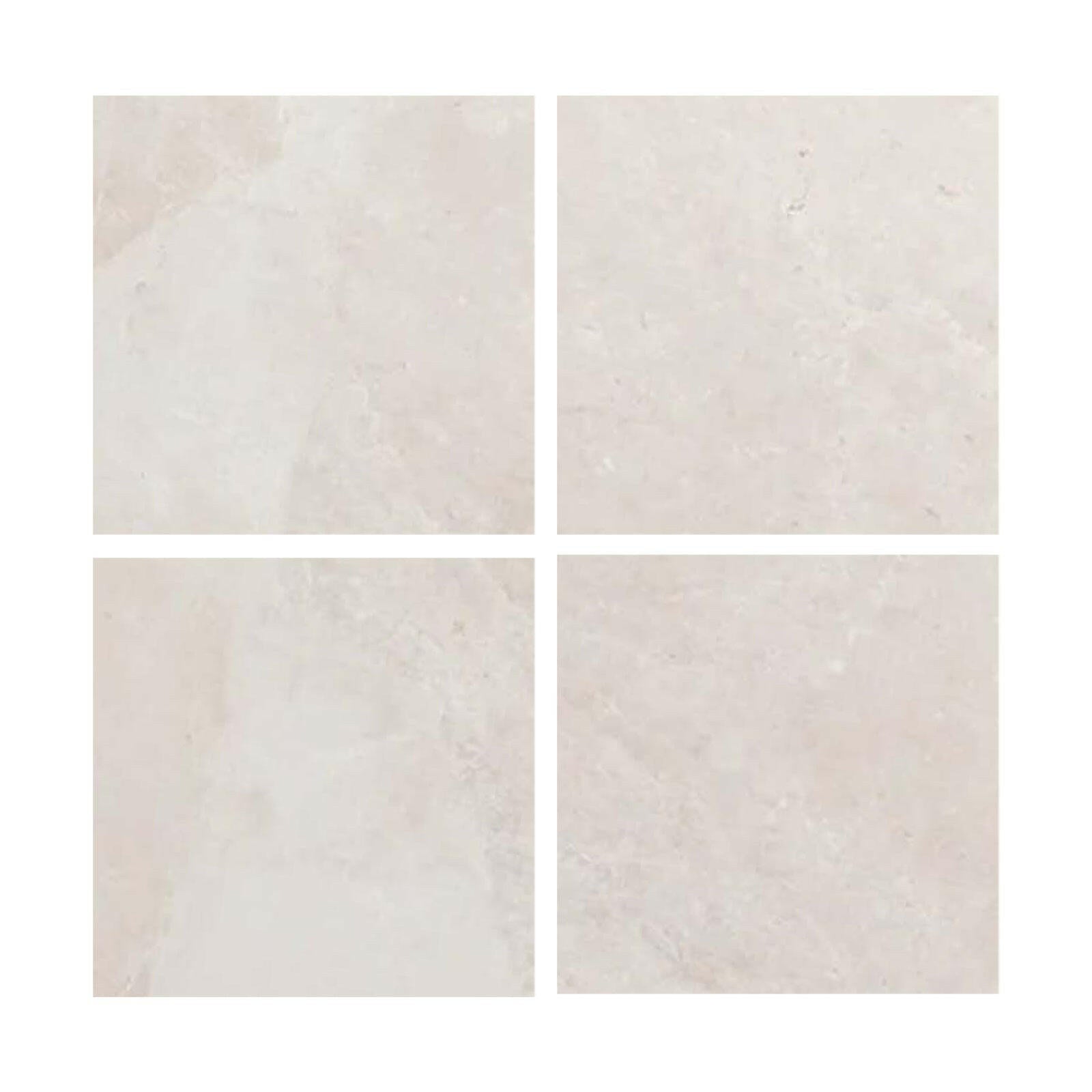 Special Cut | 6x6 White Pearl / Botticino Marble Polished Tile Special Cut | 6x6 White Pearl / Botticino Marble Polished Tile - American Tile Depot
