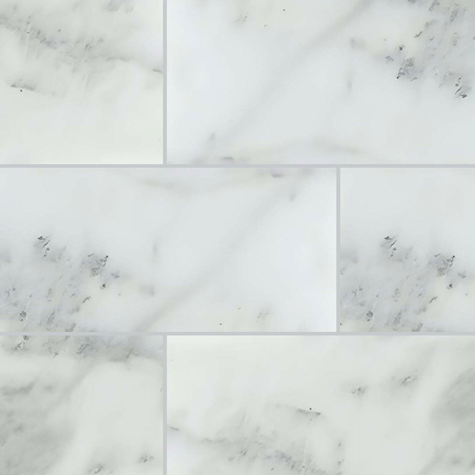 Special Cut | 9x18 Bianco Venatino Marble Honed Tile Special Cut | 9x18 Bianco Venatino Marble Honed Tile - American Tile Depot