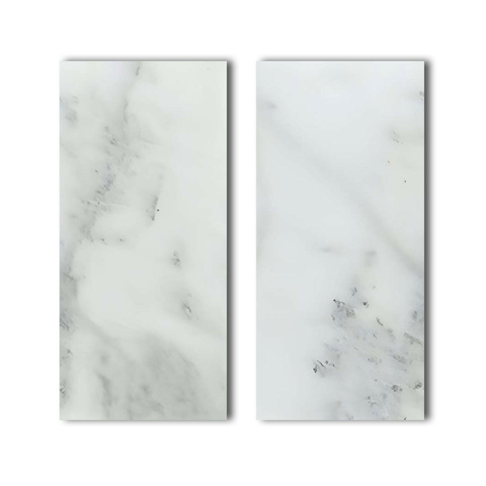 Special Cut | 9x18 Bianco Venatino Marble Polished Tile Special Cut | 9x18 Bianco Venatino Marble Polished Tile - American Tile Depot