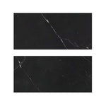 Special Cut | 9x18 Black Marquina Marble Honed Tile Special Cut | 9x18 Black Marquina Marble Honed Tile - American Tile Depot