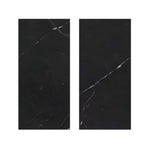 Special Cut | 9x18 Black Marquina Marble Honed Tile Special Cut | 9x18 Black Marquina Marble Honed Tile - American Tile Depot