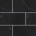 Special Cut | 9x18 Black Marquina Marble Honed Tile Special Cut | 9x18 Black Marquina Marble Honed Tile - American Tile Depot