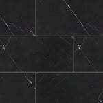Special Cut | 9x18 Black Marquina Marble Honed Tile Special Cut | 9x18 Black Marquina Marble Honed Tile - American Tile Depot