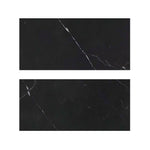 Special Cut | 9x18 Black Marquina Marble Polished Tile Special Cut | 9x18 Black Marquina Marble Polished Tile - American Tile Depot