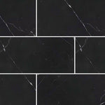 Special Cut | 9x18 Black Marquina Marble Polished Tile Special Cut | 9x18 Black Marquina Marble Polished Tile - American Tile Depot