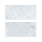 Special Cut | 9x18 Carrara White Marble Honed Tile Special Cut | 9x18 Carrara White Marble Honed Tile - American Tile Depot