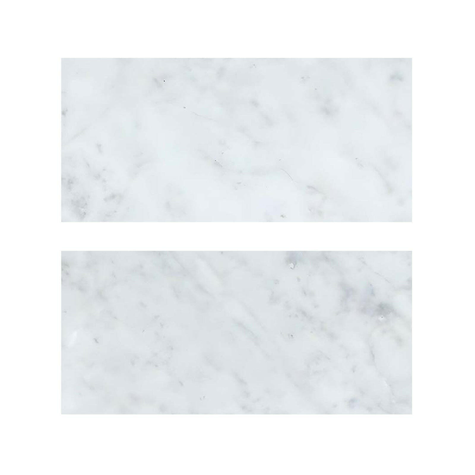 Special Cut | 9x18 Carrara White Marble Honed Tile Special Cut | 9x18 Carrara White Marble Honed Tile - American Tile Depot