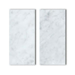 Special Cut | 9x18 Carrara White Marble Honed Tile Special Cut | 9x18 Carrara White Marble Honed Tile - American Tile Depot
