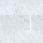 Special Cut | 9x18 Carrara White Marble Honed Tile Special Cut | 9x18 Carrara White Marble Honed Tile - American Tile Depot