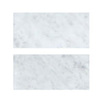 Special Cut | 9x18 Carrara White Marble Polished Tile Special Cut | 9x18 Carrara White Marble Polished Tile - American Tile Depot