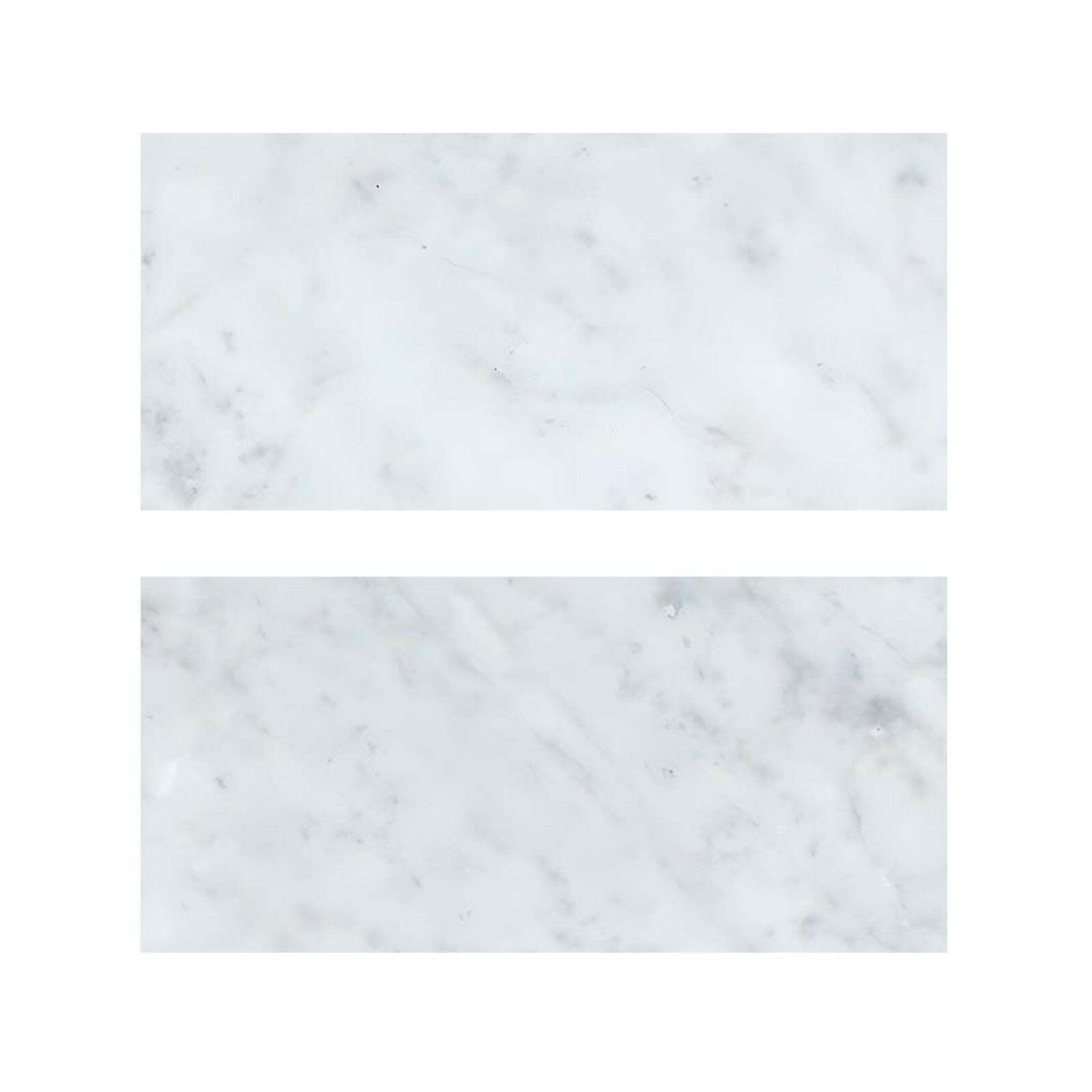 Special Cut | 9x18 Carrara White Marble Polished Tile Special Cut | 9x18 Carrara White Marble Polished Tile - American Tile Depot